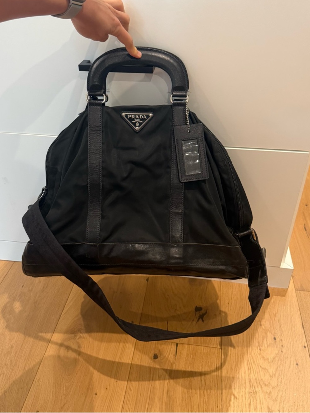 Prada Boston Travel Bag